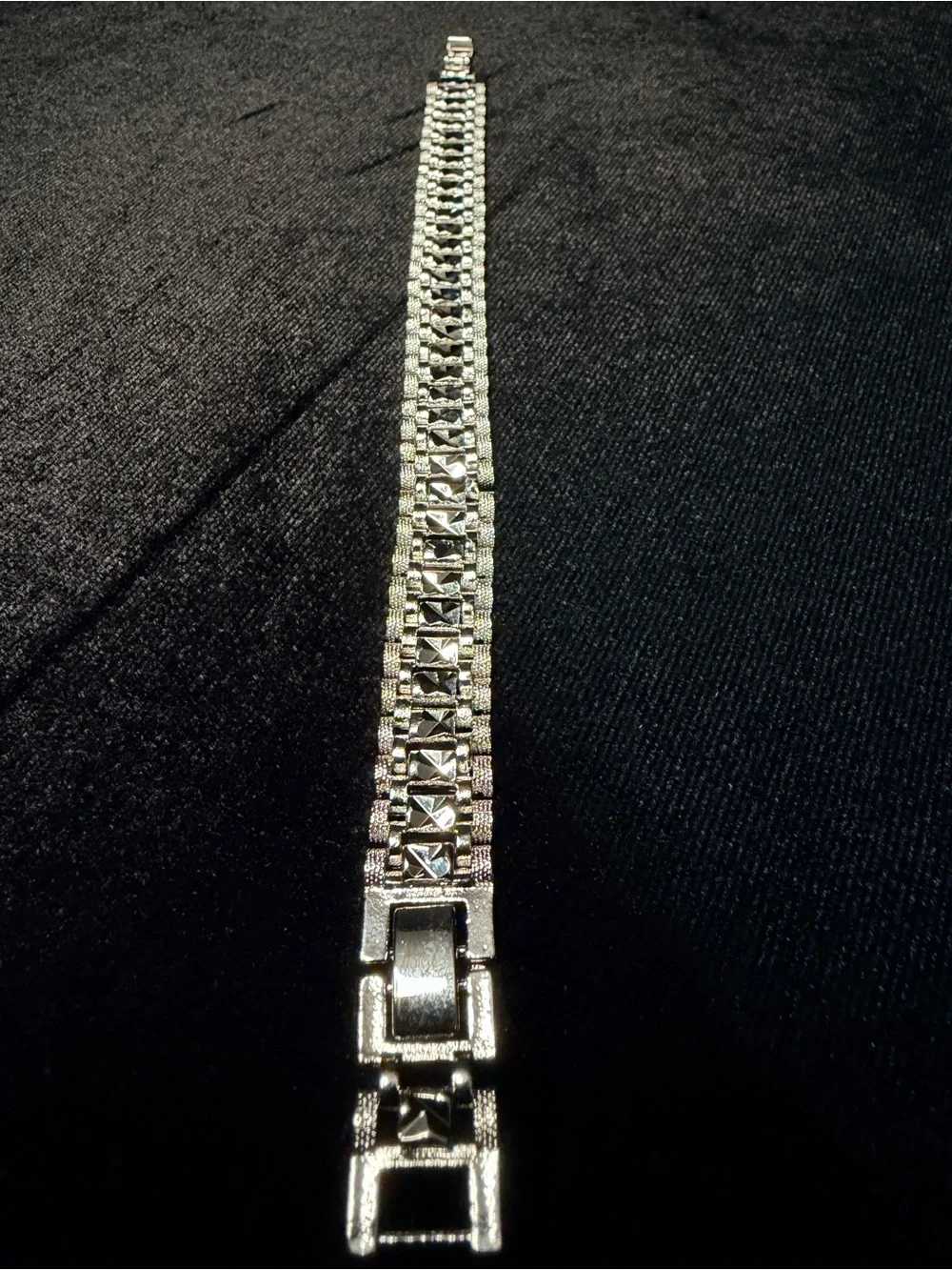 Rollie Link 7-8in 12MM Bracelet WG Finish Brand New